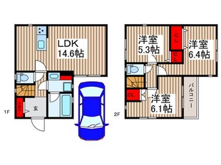 Kolet市川大洲の物件間取画像